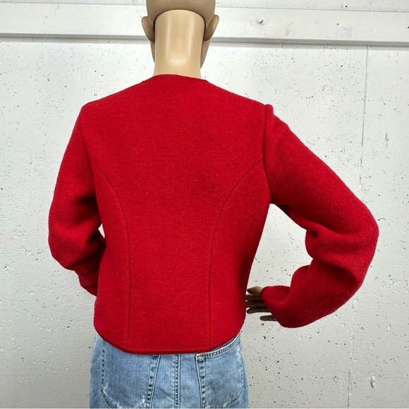 Vintage Geiger Austria Size 40 ( US Medium 8 ) Boiled Wool Jacket Blazer - Picture 6 of 13